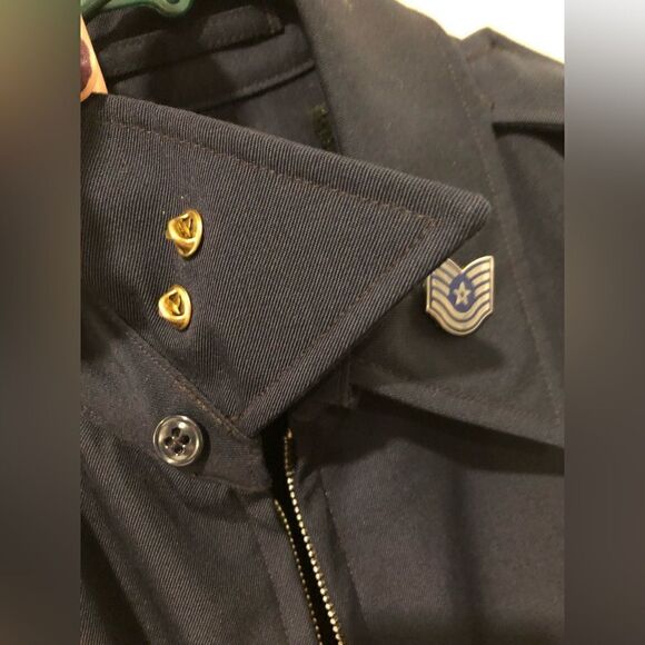 VNT Military Bomber Jacket—Metal Pins and Shoulder straps—Unisex lightweight 🔥 - Picture 1 of 14